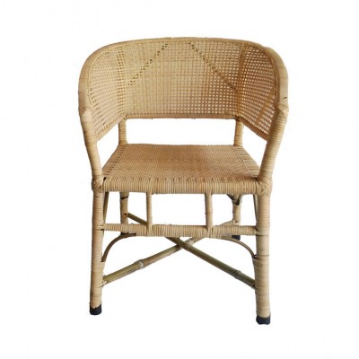 European restaurant french bistro coffee cane rattan chair outdoor furniture