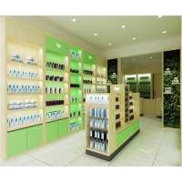 Shopping mall pharmacy retail shelving pharmacy interior decoration