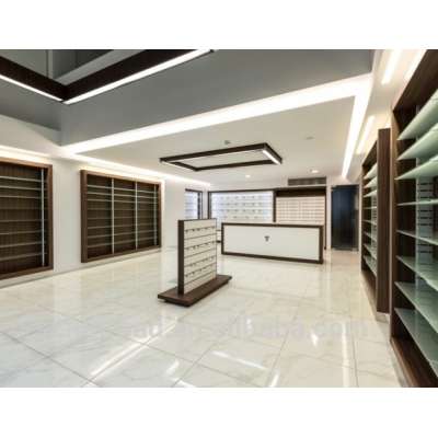 Simple style display shelves for pharmacy store pharmacy interior decoration