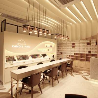 Fashionable nail station design nail salon equipment and furniture