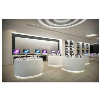 Round mobile phone display stand Optional mobile phone display showcase mobile phone shop interior design