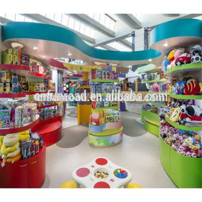 retail toy display showcase children toy store fixture