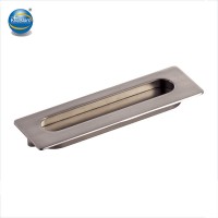 2018 New design rectangle zinc hidden kitchen cabinet handles