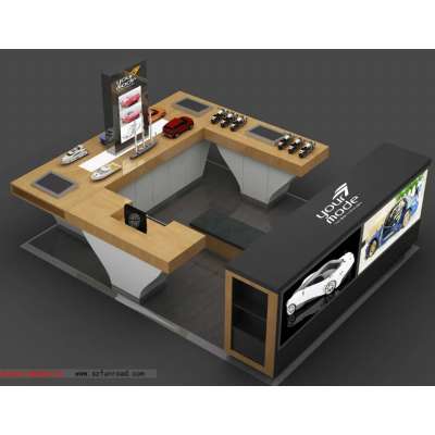 Customized kids toy car mall kiosk design for toy shop in shopping center